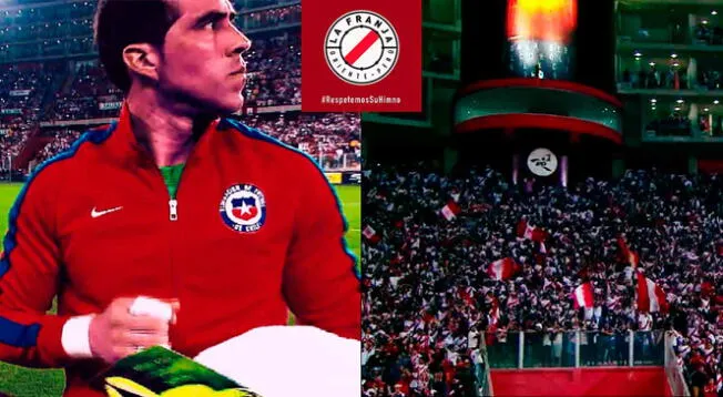 Barra de la selección peruana pide respetar himno de Chile