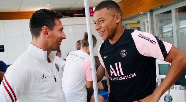 Kylian Mbappé está feliz de jugar junto a Lionel Messi en el PSG