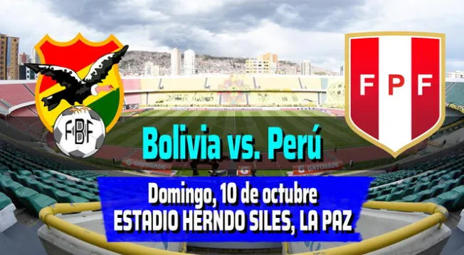 Perú vs. Bolivia: revisa en qué canal puedes ver el partido EN VIVO por Eliminatorias.