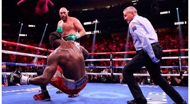 En una electrizante pelea, el británico Tyson Fury derrotó a Deontay Wilder por TKO