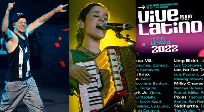 Los fanáticos del Vive Latino 2022 disfrutarán de grandes artistas.