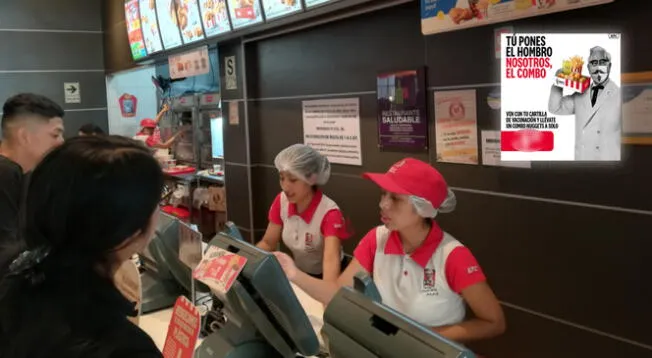 KFC ofrece descuento exclusivo a personas vacunadas contra la covid-19