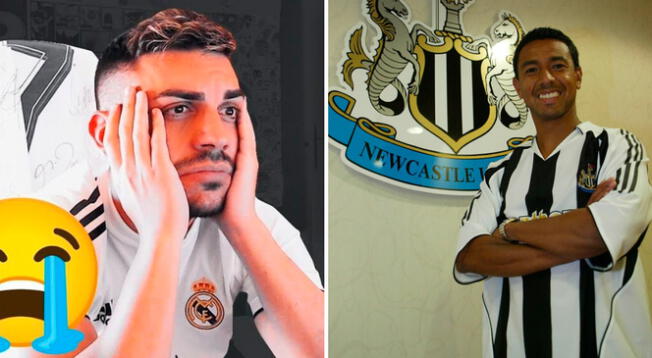 El youtuber español mencionó a Nolberto Solano, a quien recuerda por su paso por el Newcastle.