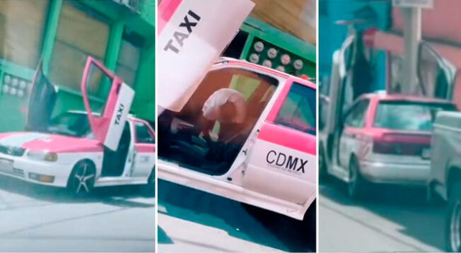 Un taxi tuneado al estilo Lamborghini causa sensación en las redes sociales  - VIDEO