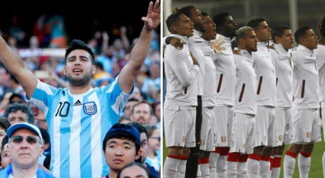 Argentinos exigen respetar el himno de la selección peruana Argentinos exigen respetar el himno de la selección peruana