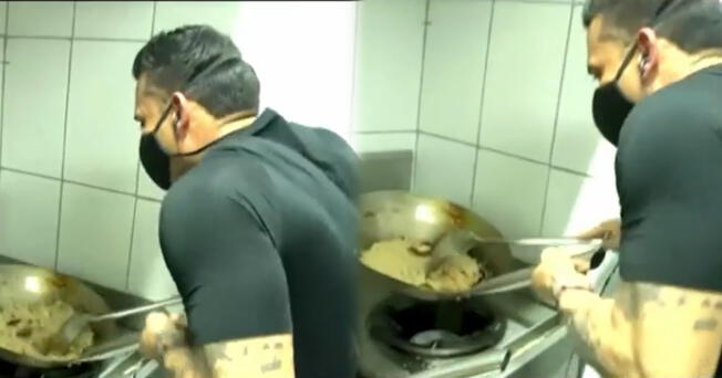 Christian Domínguez se olvida de prender la hornilla al cocinar