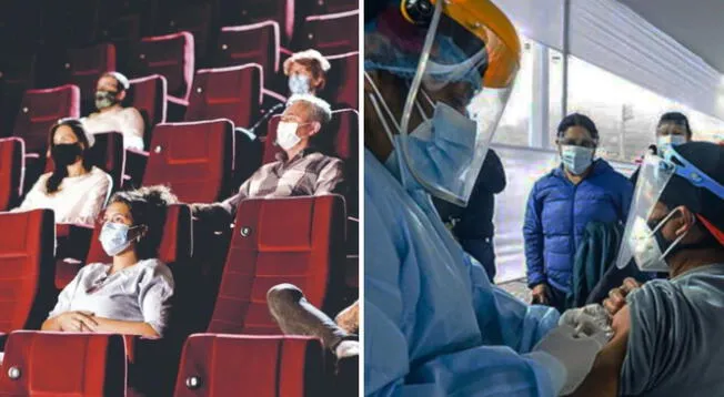 Solo las personas vacunadas contra la COVID-19 podrán ingresar a las salas de cine