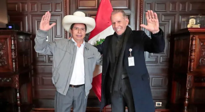 Pedro Castillo presentó a Ricardo Belmont como asesor del Despacho Presidencial.