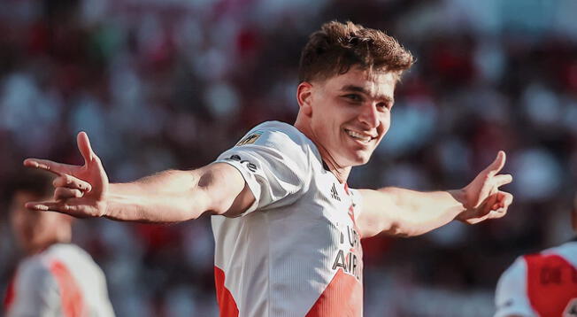 Julián Álvarez brilla en River Plate