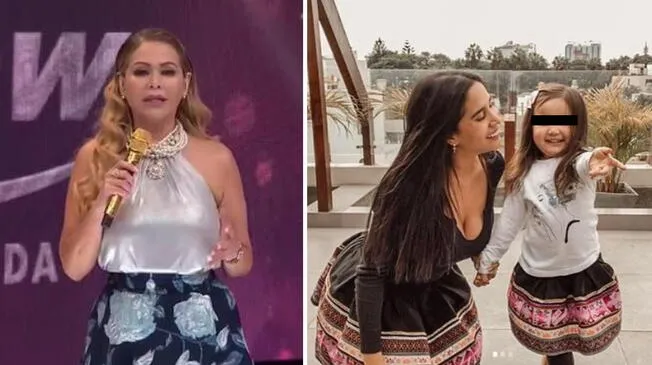 Gisela Valcárcel envía mensaje a la hija de Melissa Paredes.