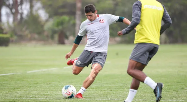 Aldo Corzo ya entrena a la par con sus compañeros de Universitario Aldo Corzo ya entrena a la par con sus compañeros de Universitario