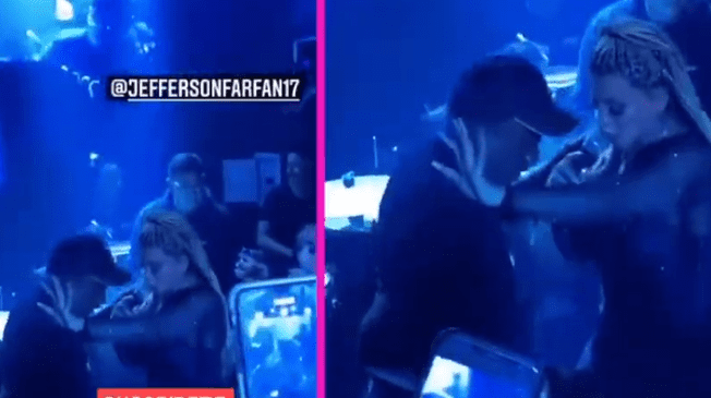 Paula Arias y Son Tentación estuvieron en fiesta de Jefferson Farfán.