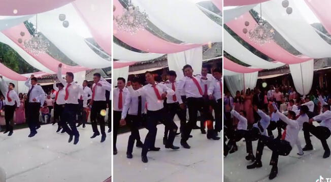 Jóvenes bailaron al ritmo del tema "Colegiala" del recordado grupo Skándalo