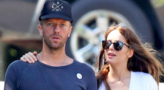 Dakota Johnson y Chris Martin