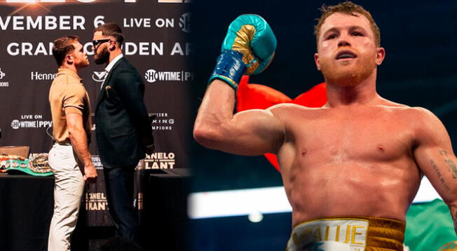 Canelo Álvarez se prepara para enfrentar al americano Caleb Plant.