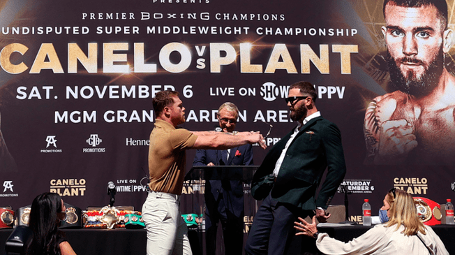 Canelo vs. Plant se enfrentan en pelea de boxeo