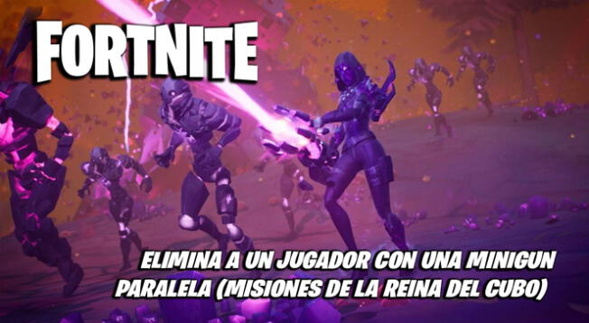 Fortnite: elimina a un jugador con una minigun paralela - VIDEO