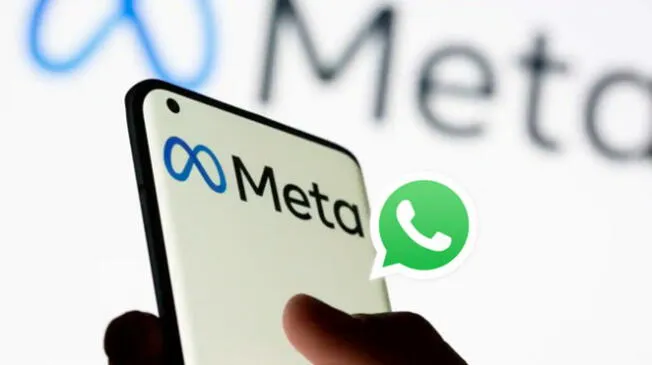 WhatsApp cambió el logo de Facebook por el de Meta.