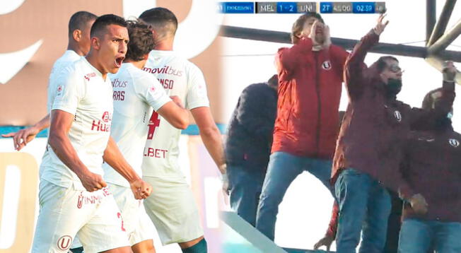 Jean Ferrari celebró a todo pulmón el gol de Álex Valera con Universitario