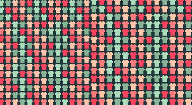 Encuentra las playeras con cuello 'V' en 20 segundos Encuentra las playeras con cuello 'V' en 20 segundos