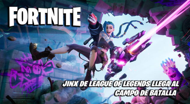 Fortnite: Jinx, de League of Legends, llega hoy al battle royale