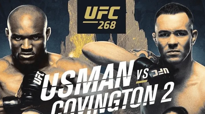 Usman vs. Covington por la estelar del UFC 268