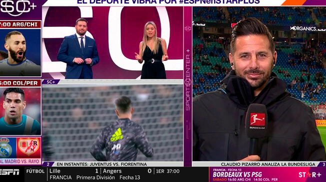 Claudio Pizarro sigue ligado al fútbol alemán tras su retiro de las canchas. Foto: SportsCenter