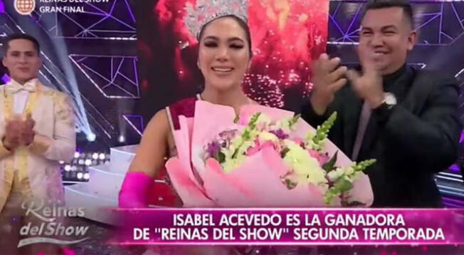 Isabel Acevedo se corona como la ganadora de la segunda temporada