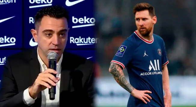 Xavi Hernández se refirió a la ausencia de Lionel Messi en el Barcelona