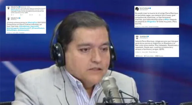 Periodistas argentinos lamentan la partida de Pierre Manrique