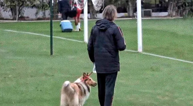 Ricardo Gareca asistió con Almendra a los entrenamientos de la Selección Peruana Ricardo Gareca asistió con Almendra a los entrenamientos de la Selección Peruana