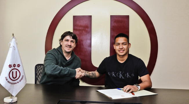 Nelson Cabanillas extendió su contrato con Universitario hasta el 2024