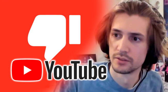 xQc critica a Youtube por quitar el botón de dislike
