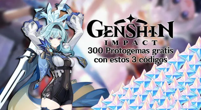 Genshin Impact: 3 códigos para 300 Protogemas gratis - 12 noviembre 2021