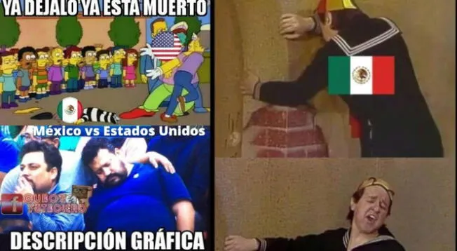 México vs. Estados Unidos: el 'Tri' es víctima de memes en redes sociales