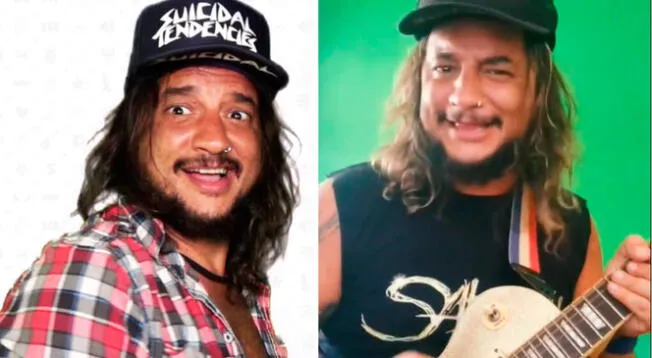 El bananero reaparece de joven como guitarrista de rock: