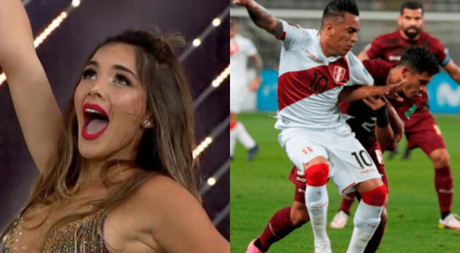 Korina Rivadeneira respaldó a la selección peruana previo al duelo con Venezuela.