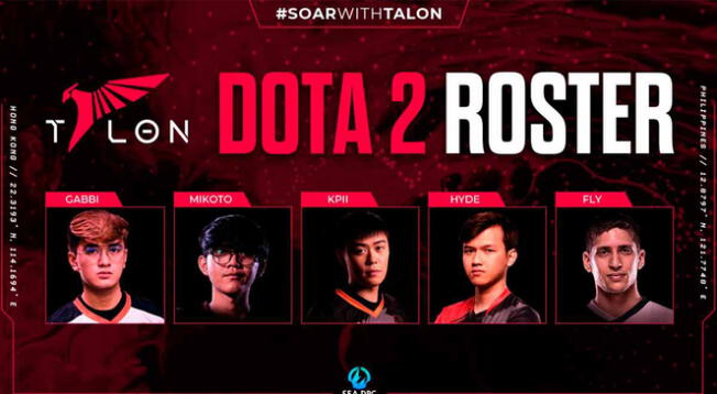 Fly, kpii y Gabbi serán parte del primer roster de Dota 2 de Talon Esports