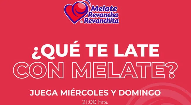 Revisa los número ganadores del sorteo Melate, revancha y revanchita