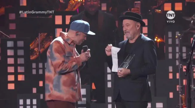 Residente pronunció discurso para Ruben Blades