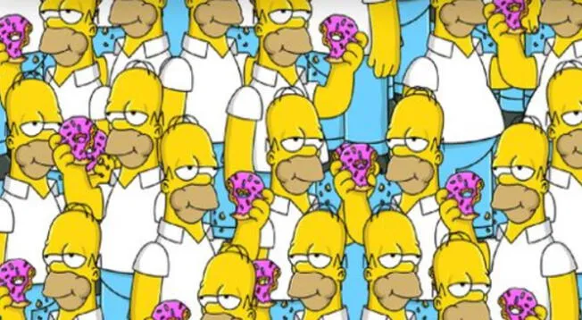 Reto visual: encuentra a Bart entre Homero en difícil desafío viral