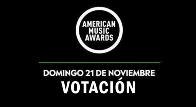 Conoce los pasos para votar en los American Music Awards