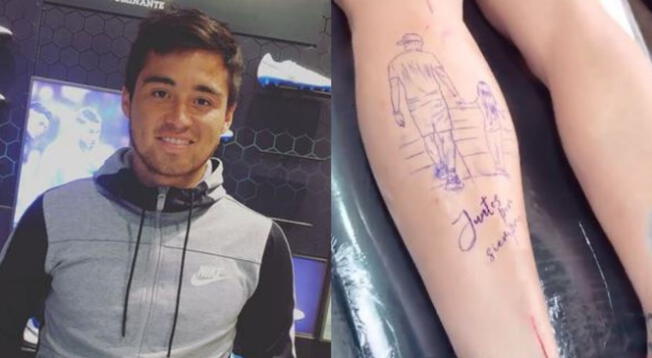 Rodrigo Cuba se hace tatuaje dedicado a su hija: