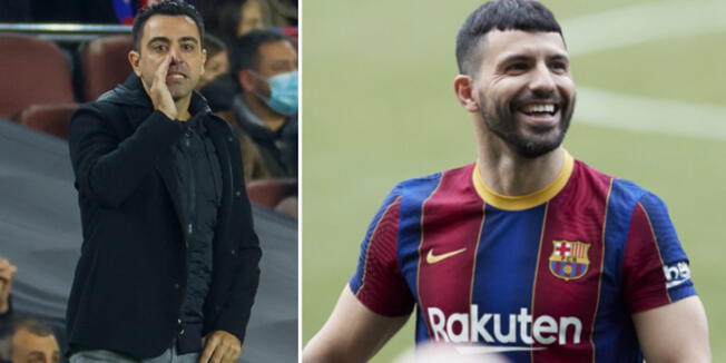 Xavi desmintió el retiro del 'Kun' Agüero