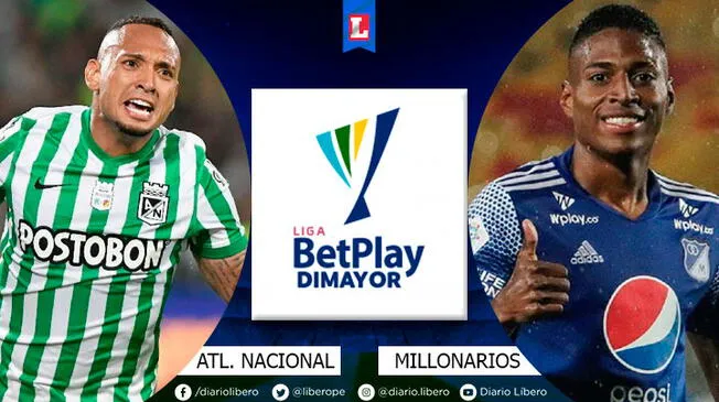 Millonarios fue más: venció 3-1 a Atlético Nacional por Liga BetPlay