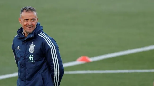 Luis Enrique es entrenador de la selección española desde 2018. Foto: Marca.