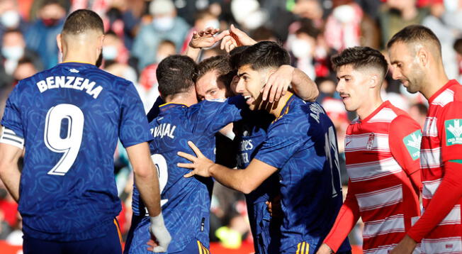 Real Madrid derrotó 4-1 al Granada y son líderes de LaLiga