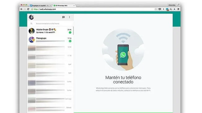 WhatsApp Web te notificará si tus contactos se conectaron