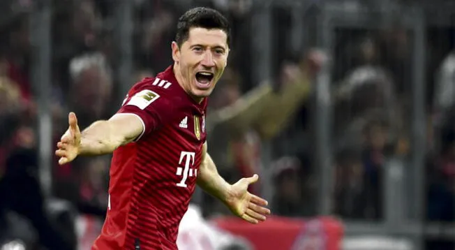 Lewandowski se ubica como máximo goleador de la presente Bundesliga.