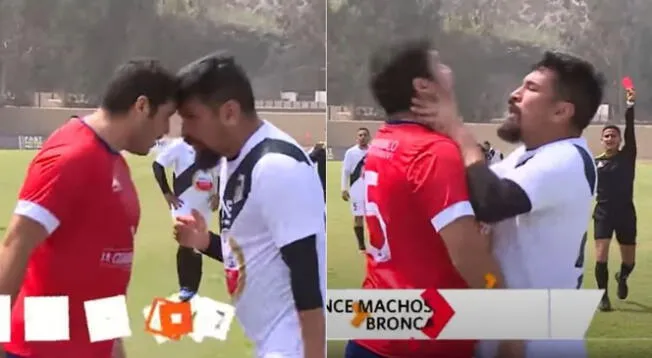 Aldo Miyashiro casi se va a las manos durante partido de 'Once machos' - VIDEO